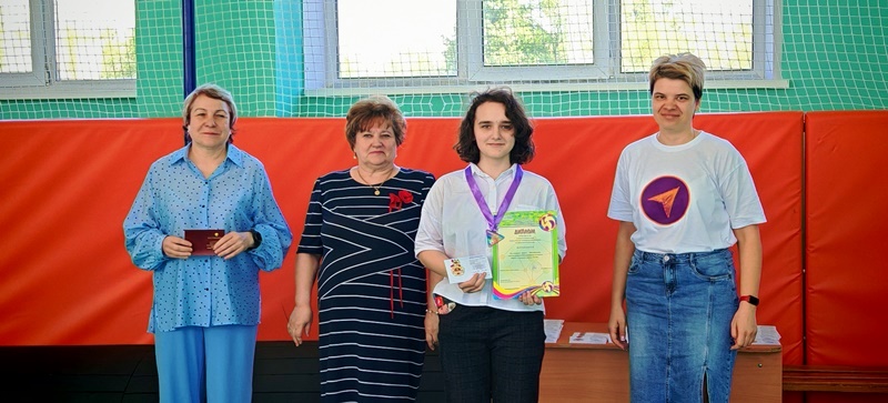 Торжественное награждение знаками ГТО.